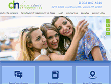 Tablet Screenshot of orthodonticsvienna.com